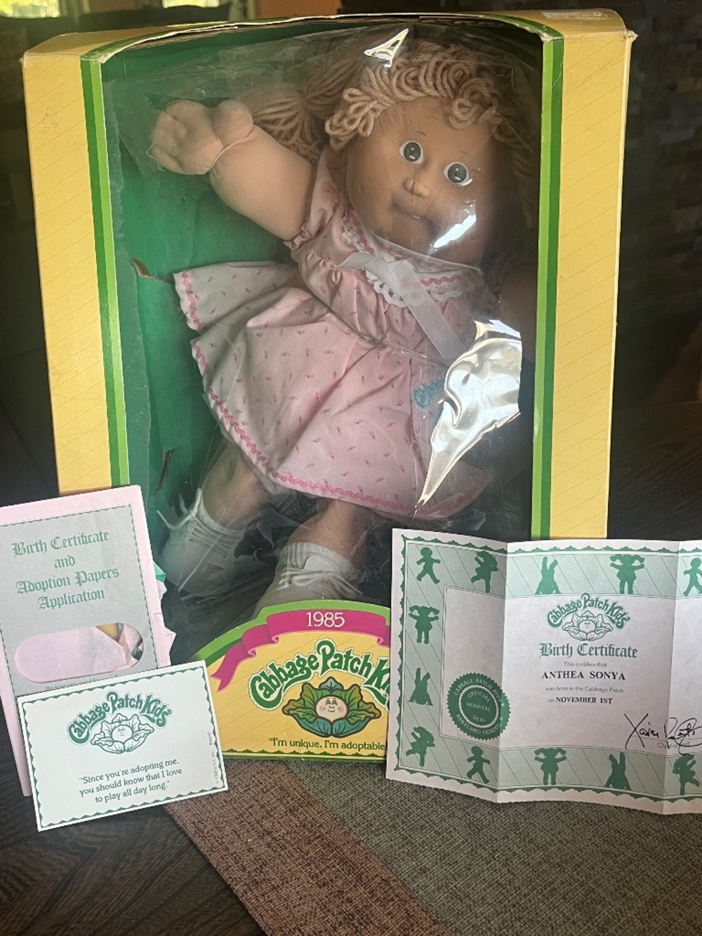 1985 Vintage Cabbage Patch Doll